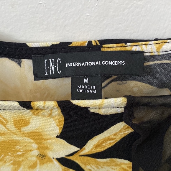 Floral Cold Shoulder Top by INC International Concepts - Picture 3 of 5